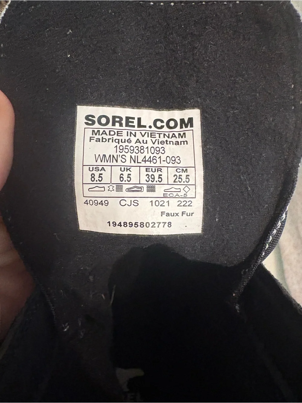 Explorer II Joan Felt Jet Vapor Suede Ankle Boots 8.5 (no Laces)